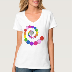 Blume des Lebens / Lebensgefühl - Spiralpunkte T-Shirt