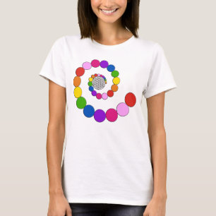Blume des Lebens / Lebensgefühl - Spiralpunkte T-Shirt