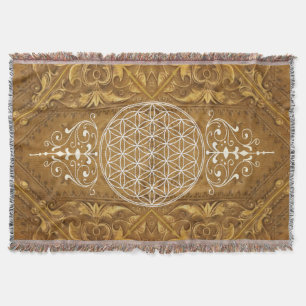 Blume des Lebens / Lebensgefühl - Vintag I Decke