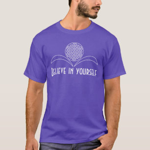 Blume des Lebens / Lebensgefühl - weiße Blätter T-Shirt