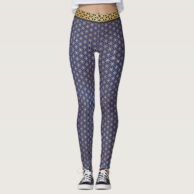 Blume des Lebens Leggings (Vorderseite)