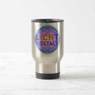 Blume Des Lebens Lichtgestalt Reisebecher