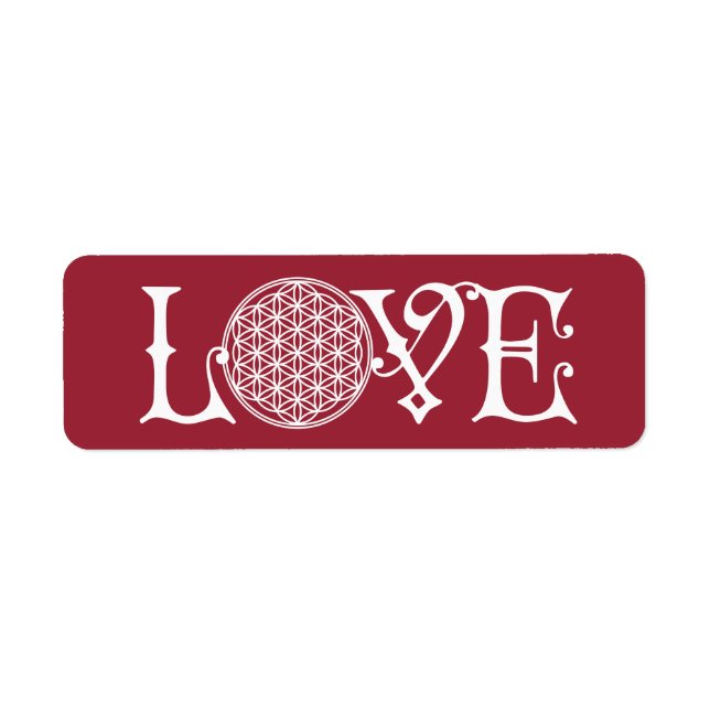 Blume des Lebens - LIEBE, Tätowierung (Vorne)