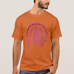 Blume des Lebens Mandala Göttliche Geometrie T-Shirt