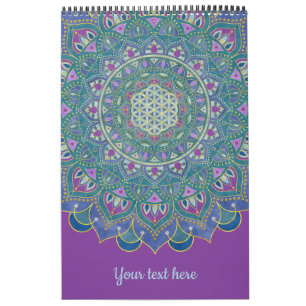 Blume des Lebens - Mandala Indien Stil 1 Kalender