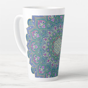 Blume des Lebens - Mandala Indien Stil 1 Milchtasse