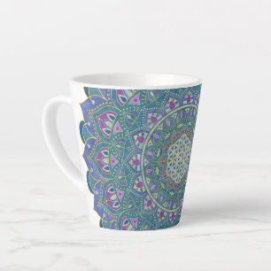 Blume des Lebens - Mandala Indien Stil 1 Milchtasse