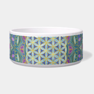 Blume des Lebens - Mandala Indien Stil 1 Napf