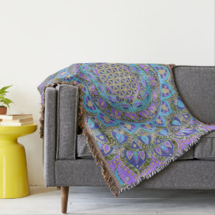 Blume des Lebens - Mandala Indien Stil 2 Decke