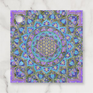 Blume des Lebens - Mandala Indien Stil 2 Geschenkanhänger