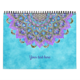 Blume des Lebens - Mandala Indien Stil 2 Kalender