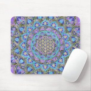 Blume des Lebens - Mandala Indien Stil 2 Mousepad