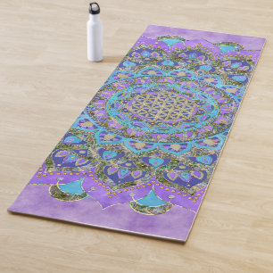 Blume des Lebens - Mandala Indien Stil 2 Yogamatte