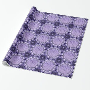 Blume des Lebens - Mandala - lila Geschenkpapier