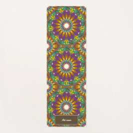 Blume des Lebens Mandala Muster Retro individuelle Yogamatte