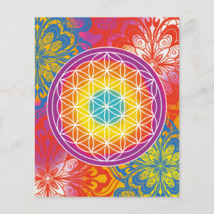 Blume des Lebens mandala Zen Flyer