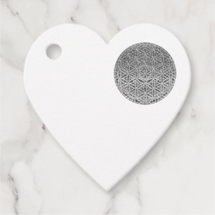 BLUME DES LEBENS - Medaille Silver Geschenkanhänger