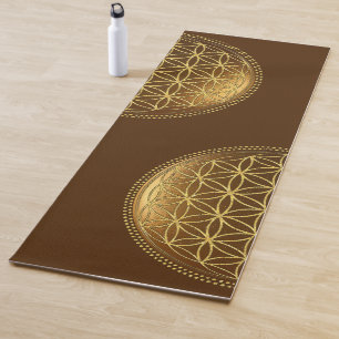 BLUME DES LEBENS - Medaillon der Heiligen Geometri Yogamatte