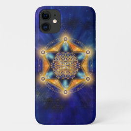 Blume des Lebens Merkaba Stern - Heilige Geometrie Case-Mate iPhone Hülle