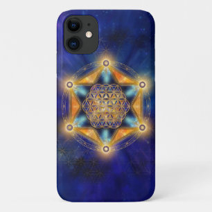 Blume des Lebens Merkaba Stern - Heilige Geometrie Case-Mate iPhone Hülle