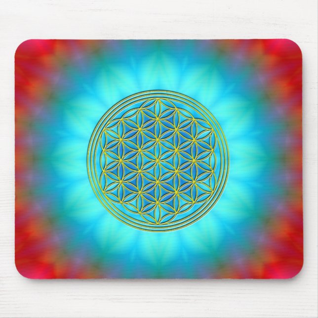 Blume des Lebens Motiv 11 Mousepad (Vorne)