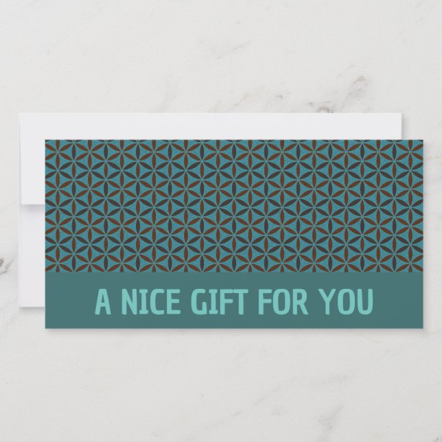 BLUME DES LEBENS - Muster der Briefmarke 2 (Vorderseite)