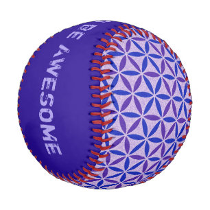 Blume des Lebens - Muster der Briefmarke - BG 4 Baseball