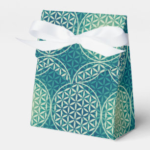 Blume des Lebens - Muster der Briefmarke - Zyanbla Geschenkschachtel