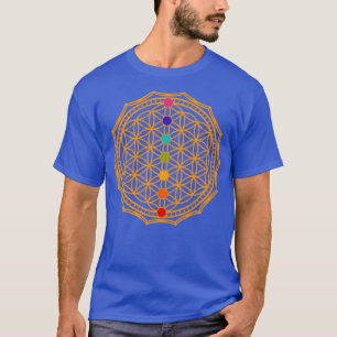 Blume des Lebens Orange 2 T-Shirt
