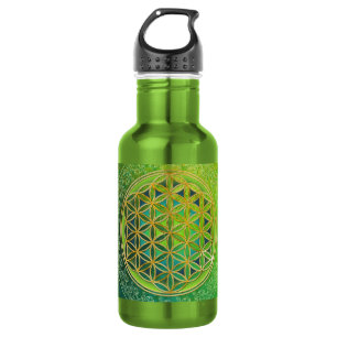 Blume des Lebens - Ornament II Trinkflasche