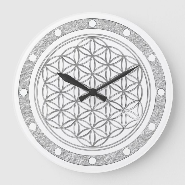 BLUME DES LEBENS - silber - Uhr - Vorderring (Vorderseite)