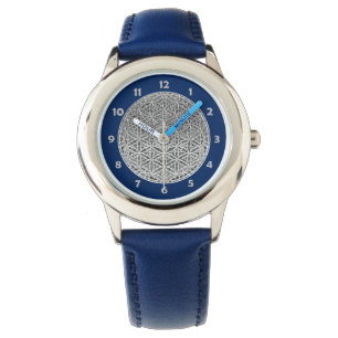 BLUME DES LEBENS - Silbermedaille Armbanduhr