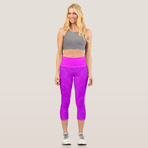 Blume des Lebens - Sonne - nahtloses Muster 3 Capri Leggings