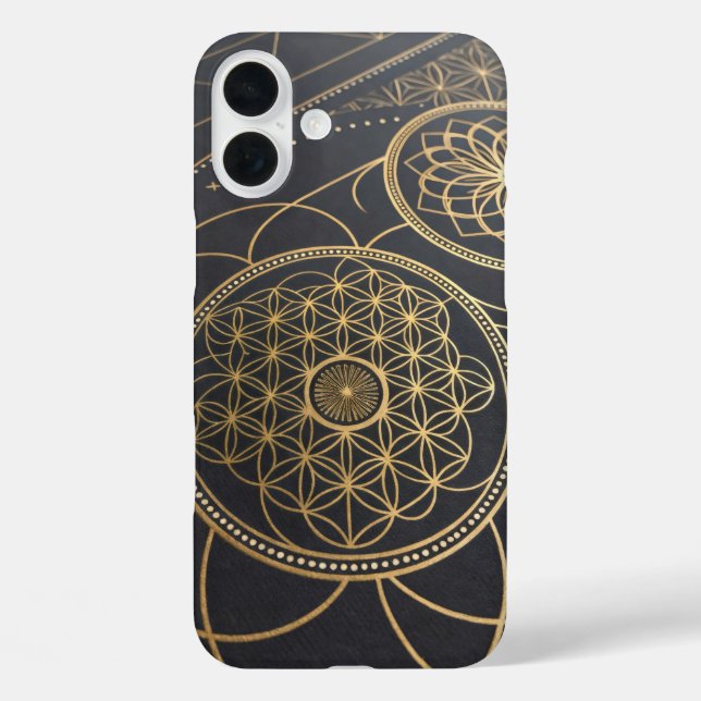 Blume des Lebens Spiralgeheimnis Case-Mate iPhone Hülle (Rückseite)