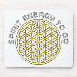 BLUME DES LEBENS - SPIRITUELLE ENERGIE MOUSEPAD
