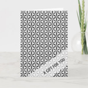 BLUME DES LEBENS - Stempel Muster 5 Karte