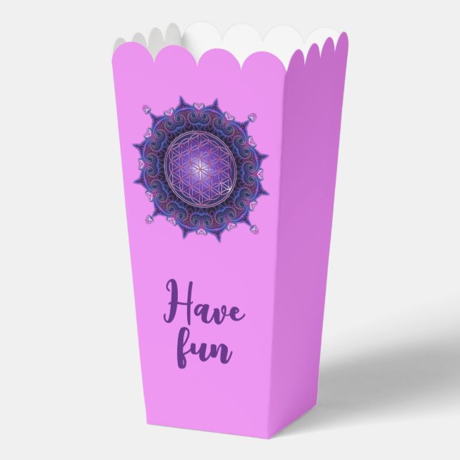 BLUME DES LEBENS - Symbol 8 Geschenkschachtel (Rückseite)