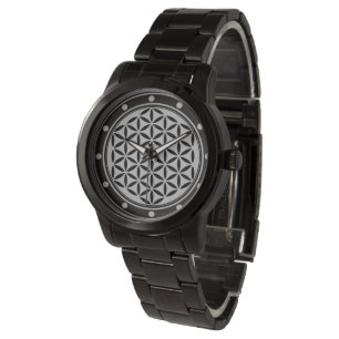 BLUME DES LEBENS - Symbol der heiligen Geometrie, Armbanduhr
