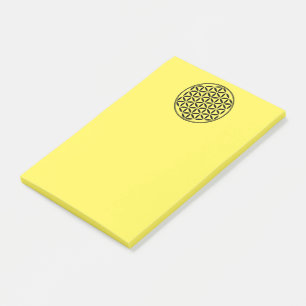 BLUME DES LEBENS - Symbol der heiligen Geometrie,  Post-it Klebezettel