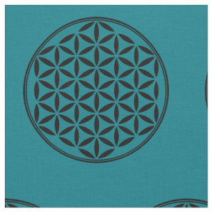 BLUME DES LEBENS - Symbol der heiligen Geometrie,  Stoff