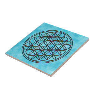 BLUME DES LEBENS - Symbol der Heiligen Geometrie U Fliese