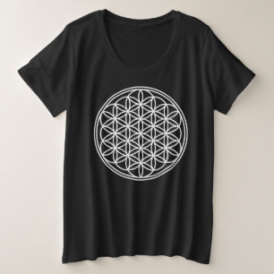 BLUME DES LEBENS - Symbol der Heiligen Geometrie U Große Größe T-Shirt
