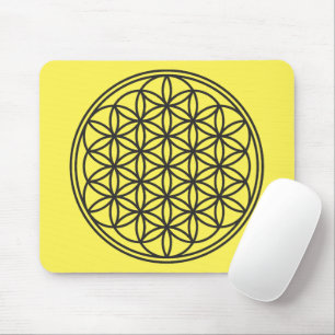BLUME DES LEBENS - Symbol der Heiligen Geometrie U Mousepad