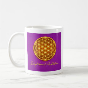 Blume des Lebens Tasse