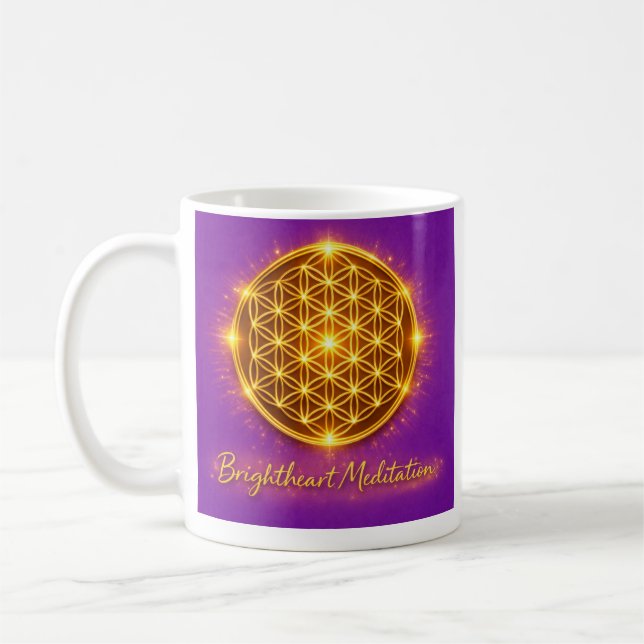 Blume-des-Lebens-Tasse Kaffeetasse (Links)