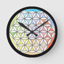 Blume des Lebens Uhr