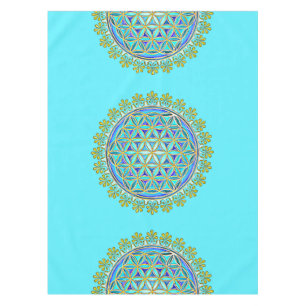 Blume des Lebens - Vintage Blossom - Ornamente 1 Tischdecke