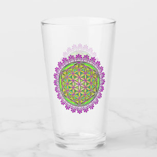 Blume des Lebens - Vintage Blossom - Ornamente 2 Glas