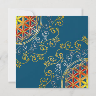 Blume des Lebens - Vintage Ornamente Mandala 1