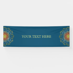 Blume des Lebens - Vintage Ornamente Mandala 1 Banner
